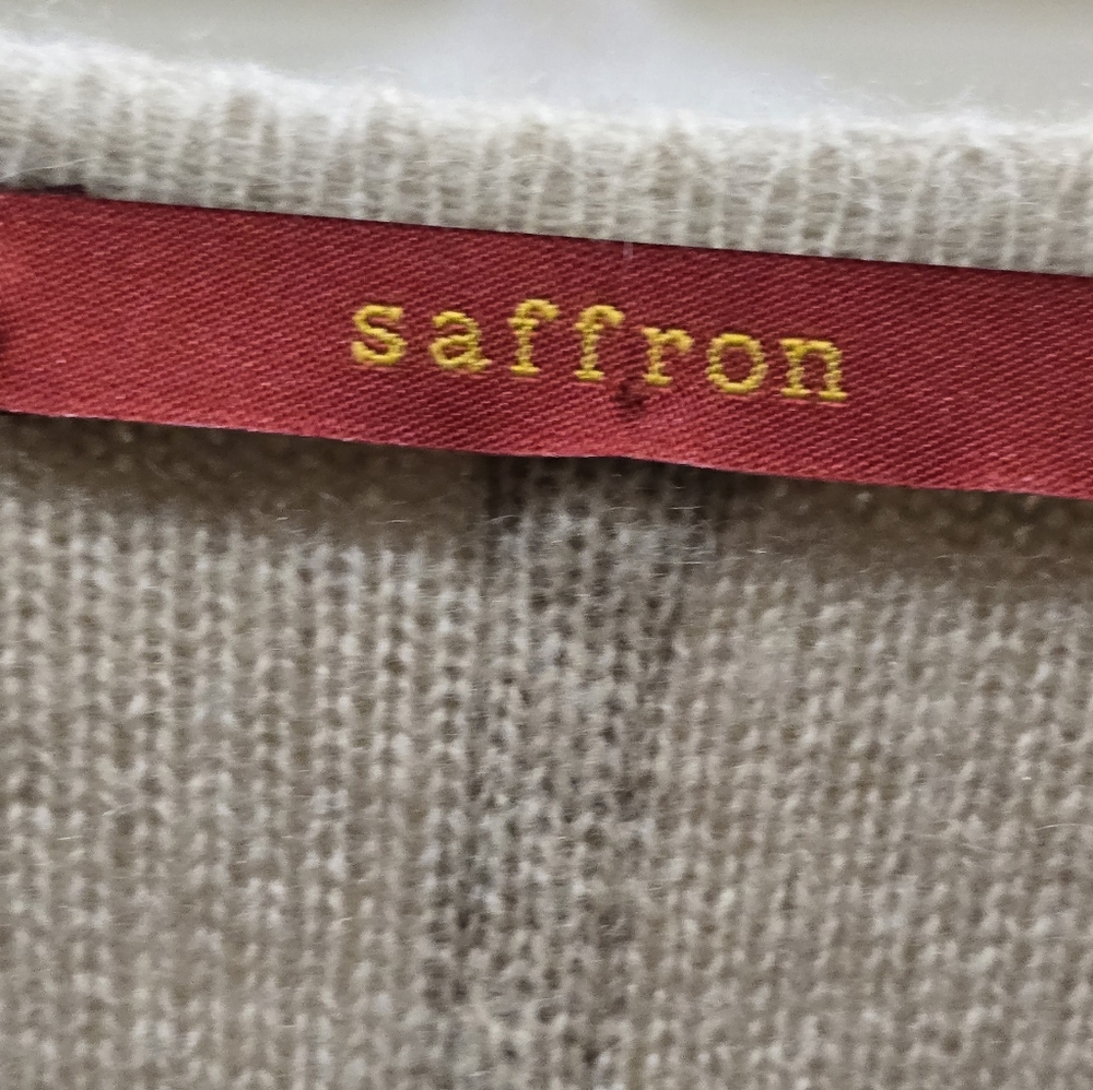 Saffron Ruffled Cashmere Ruffle Sweater - Picture 9 of 9